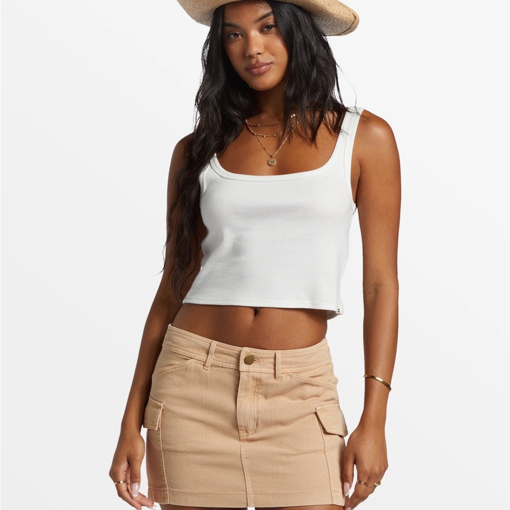 Billabong Tan Mini Skirt